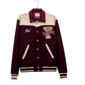 Yesterday is Dead YELLOWSTONE Wool Blend Western Varsity Jacket Size Small NWT